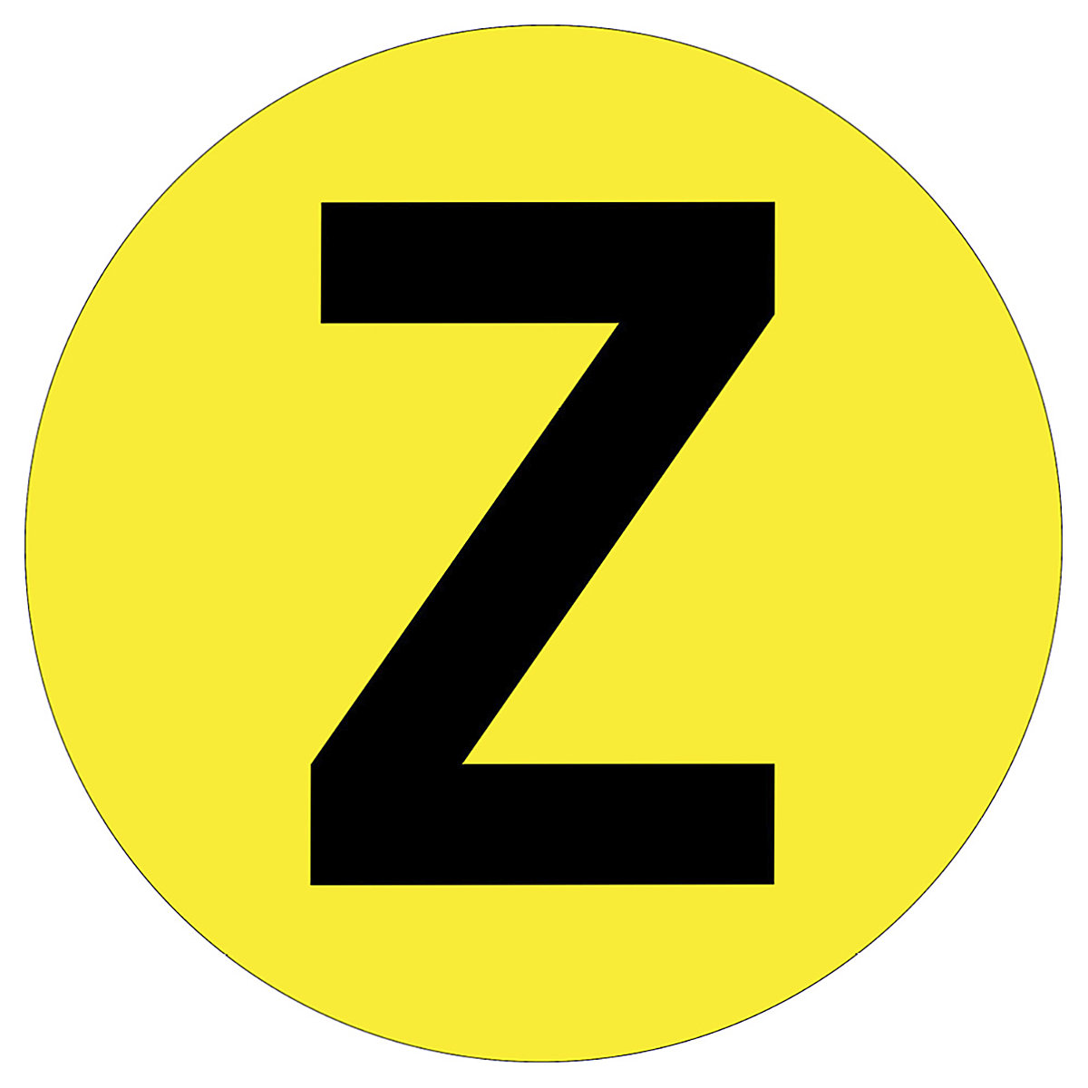Beaverswood Floor ID Markers, Beaverswood Floor ID Markers, Beaverswood Floor ID Markers | 190mm Dia | Letter Z-0