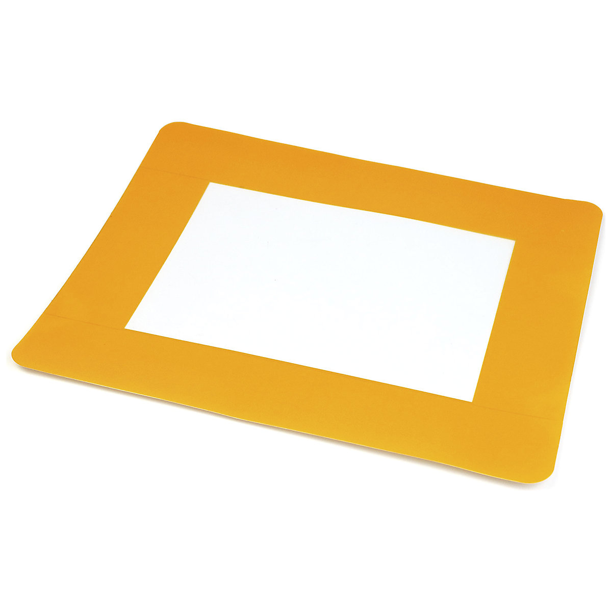 BiGDUG Self-Adhesive Floor Label Holders, BiGDUG Self-Adhesive Floor Label Holders, BiGDUG Self-Adhesive Floor Label Holders | A5 Size Insert | Pack of 10 | Orange-0