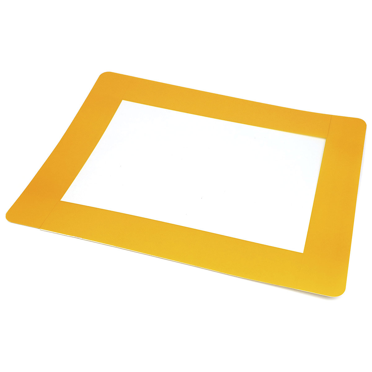BiGDUG Self-Adhesive Floor Label Holders, BiGDUG Self-Adhesive Floor Label Holders, BiGDUG Self-Adhesive Floor Label Holders | A4 Size Insert | Pack of 10 | Orange-0