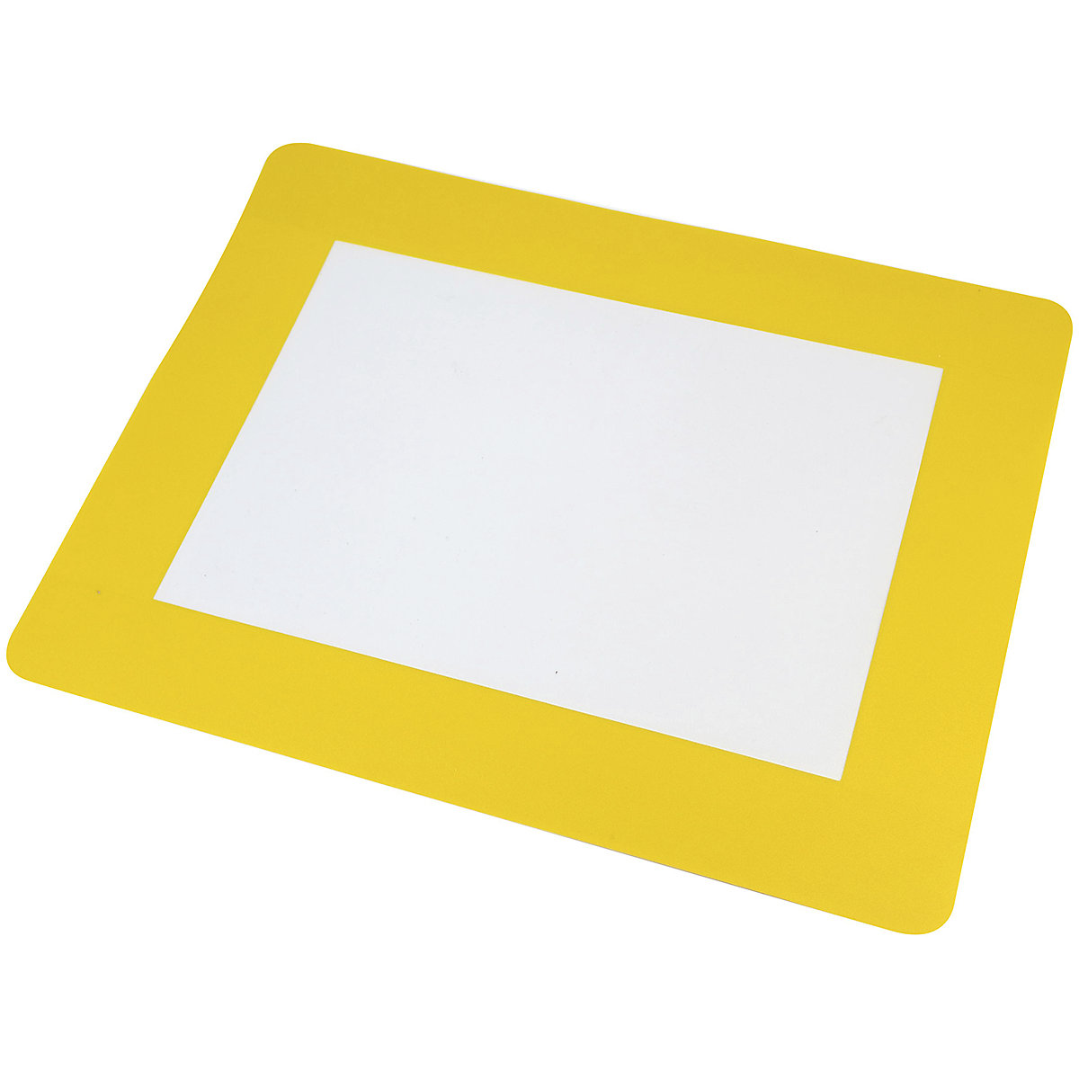BiGDUG Self-Adhesive Floor Label Holders, BiGDUG Self-Adhesive Floor Label Holders, BiGDUG Self-Adhesive Floor Label Holders | A4 Size Insert | Pack of 10 | Yellow-0