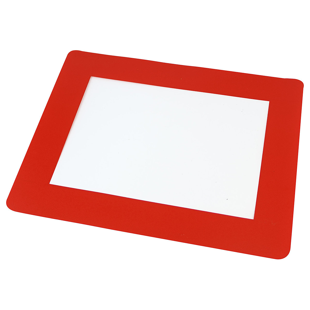 BiGDUG Self-Adhesive Floor Label Holders, BiGDUG Self-Adhesive Floor Label Holders, BiGDUG Self-Adhesive Floor Label Holders | A4 Size Insert | Pack of 10 | Red-0