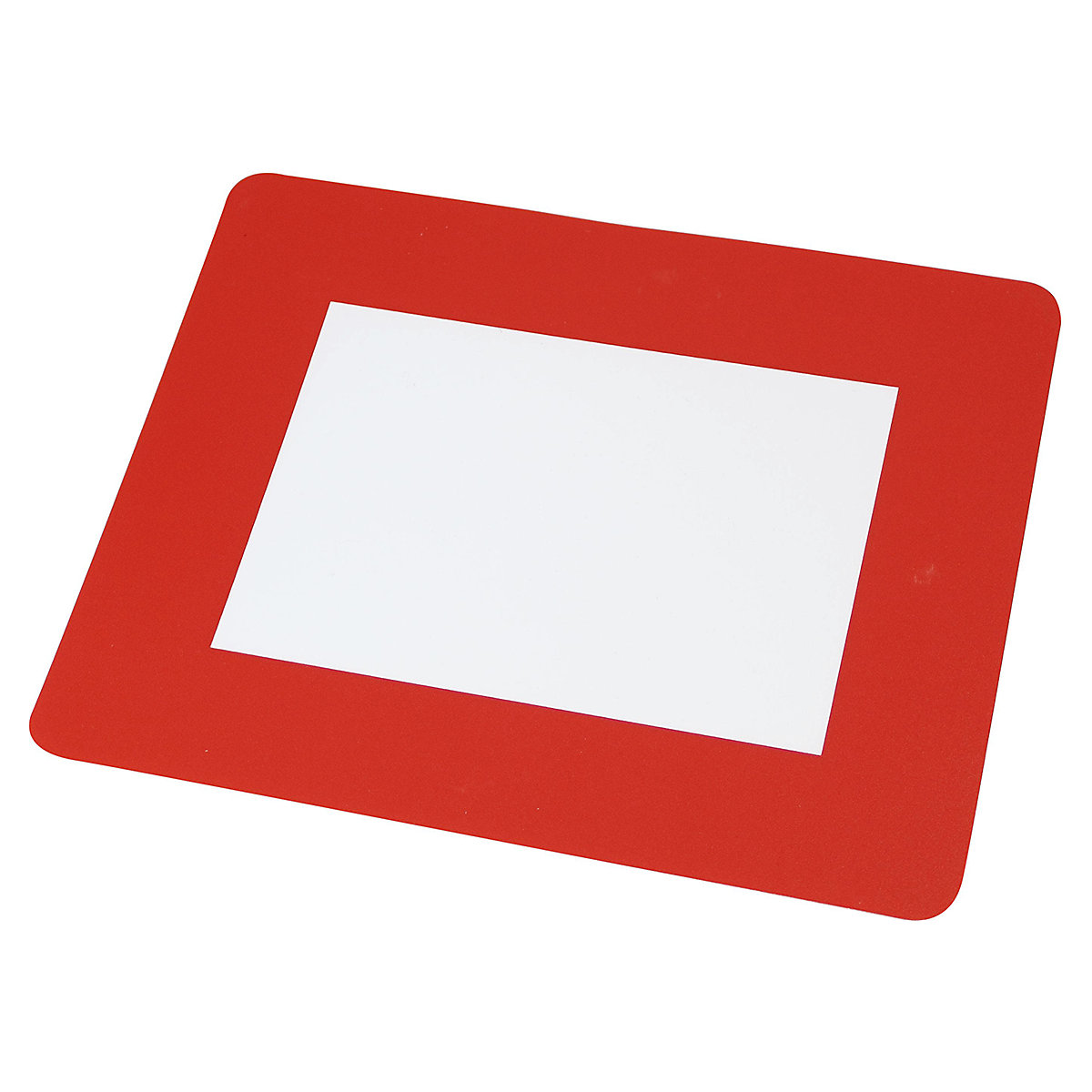 BiGDUG Self-Adhesive Floor Label Holders, BiGDUG Self-Adhesive Floor Label Holders, BiGDUG Self-Adhesive Floor Label Holders | A5 Size Insert | Pack of 10 | Red-0