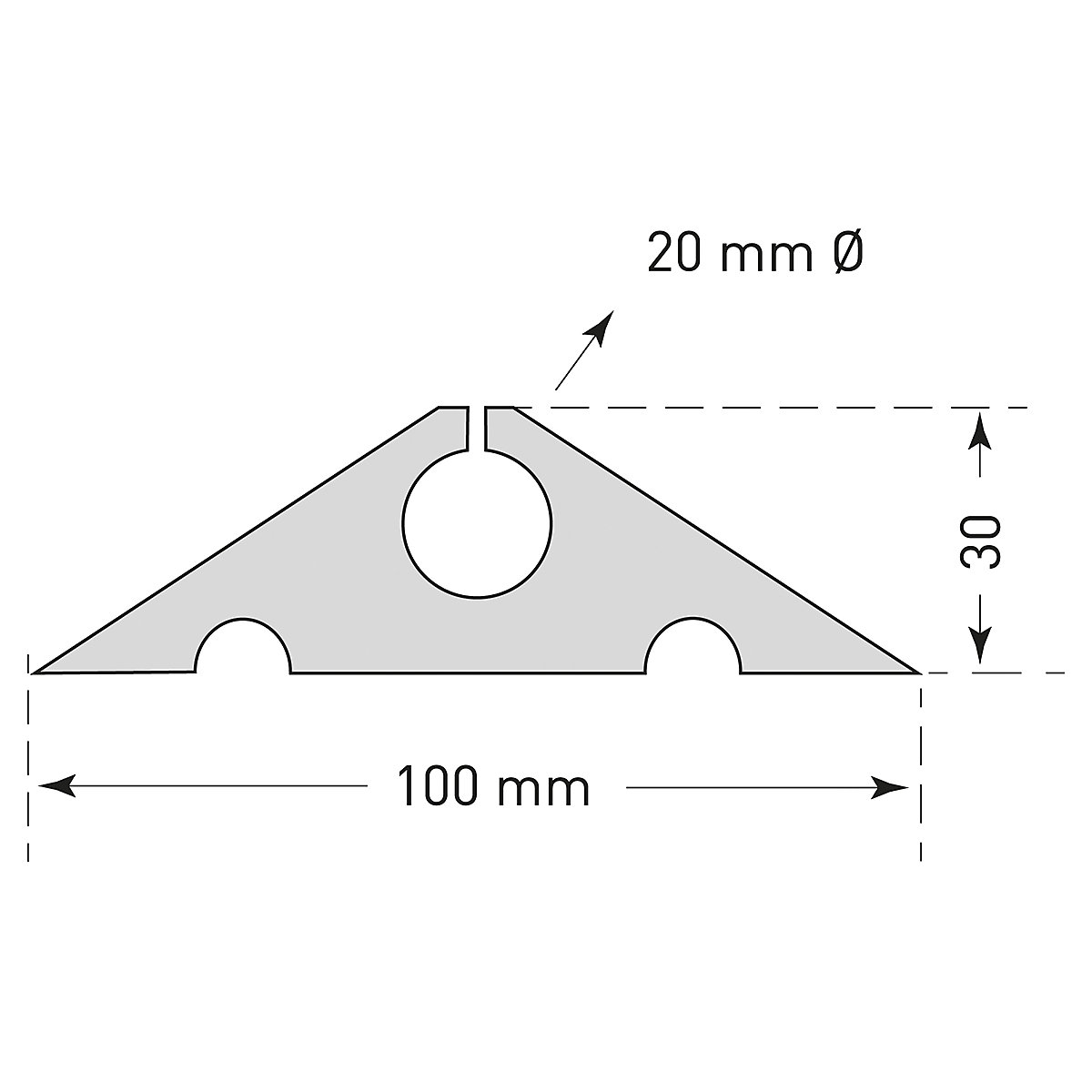 TRAFFIC-LINE Cable Ramp - 10 Meter Roll (Product illustration 3)-2