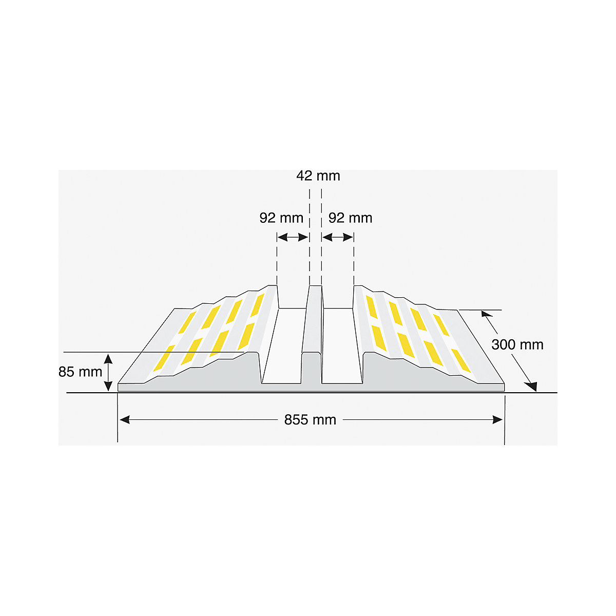 TRAFFIC-LINE Hose and Cable Ramp (Product illustration 3)-2