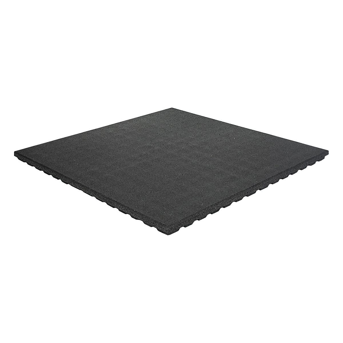 BiGDUG Rubber Anti Shock Gym Tiles, BiGDUG Rubber Anti Shock Gym Tiles, BiGDUG 43mm Rubber Anti Shock Gym Tile | 1000w x 1000d mm | Black-0