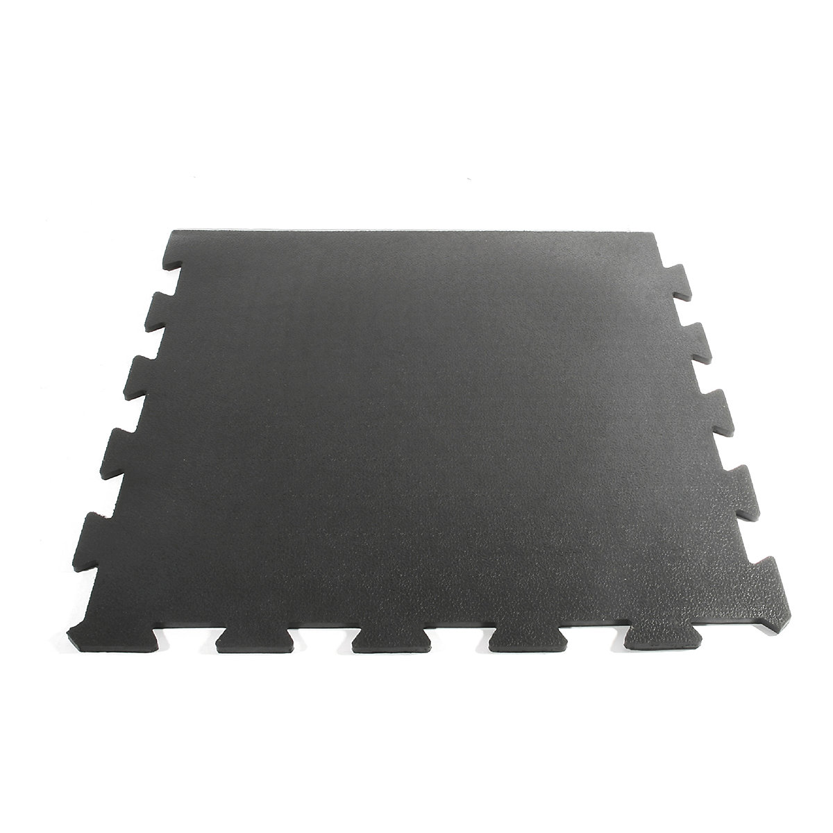 BiGDUG Rubber Interlocking Home Gym Tiles, BiGDUG Rubber Interlocking Home Gym Tiles, BiGDUG Rubber Interlocking Home Gym Tile | 10h x 610w x 610d mm | Black | Edge-0
