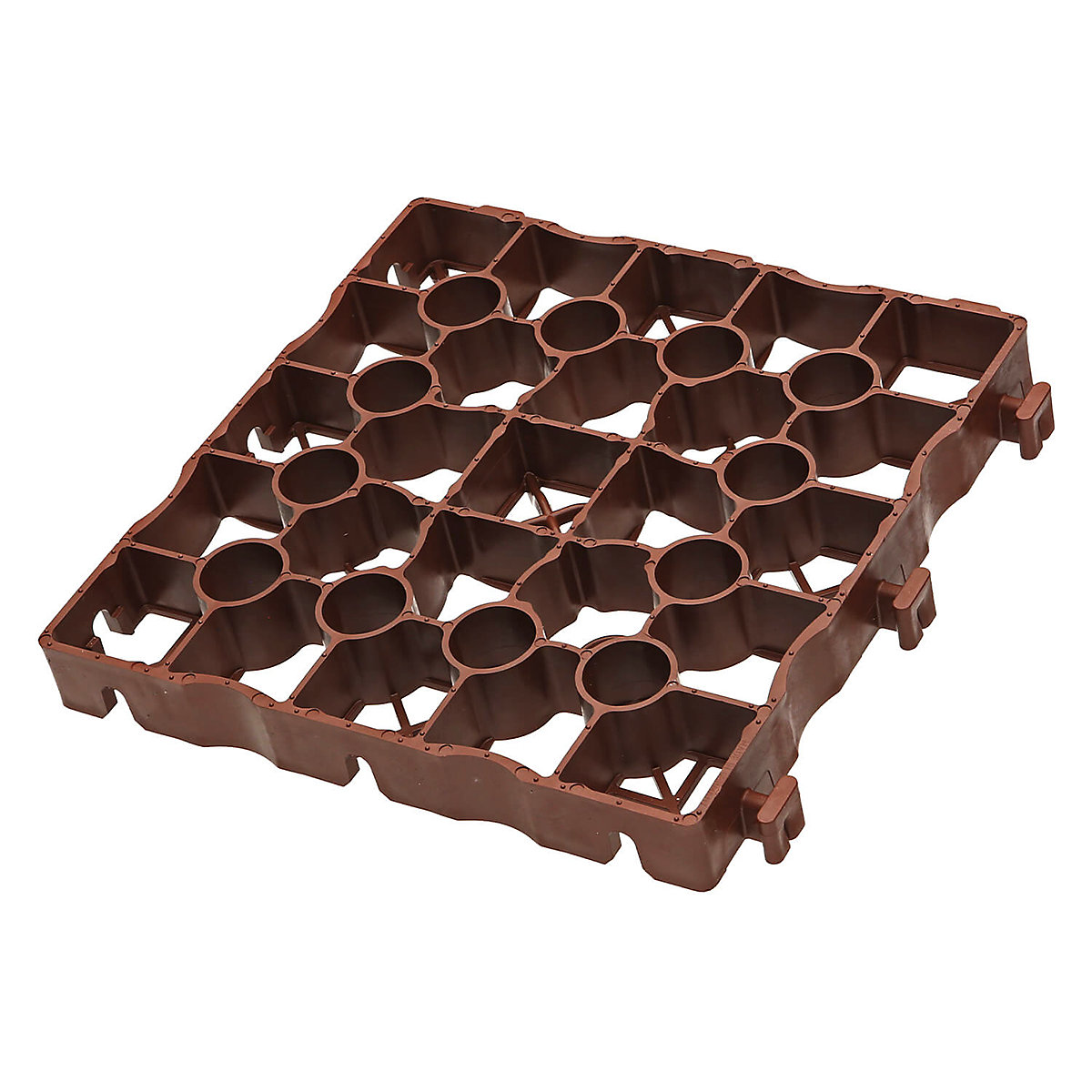 EcoGrid TR40 Equestrian Ground Reinforcement Tiles, EcoGrid TR40 Equestrian Ground Reinforcement Tiles, EcoGrid TR40 Equestrian Ground Reinforcement Tiles | Pack of 9 Tiles | 1 Metre Square | 40h x 330w x 330d mm | Terracotta-0