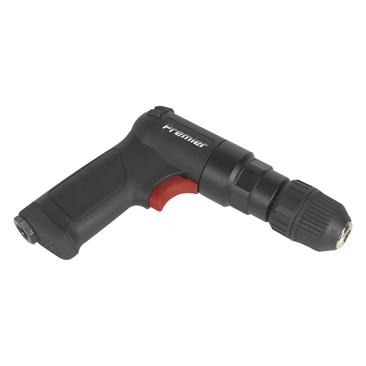 Sealey 10mm Diameter Composite Reversible Air Pistol Drill with Keyless Chuck (Product illustration 2)-1