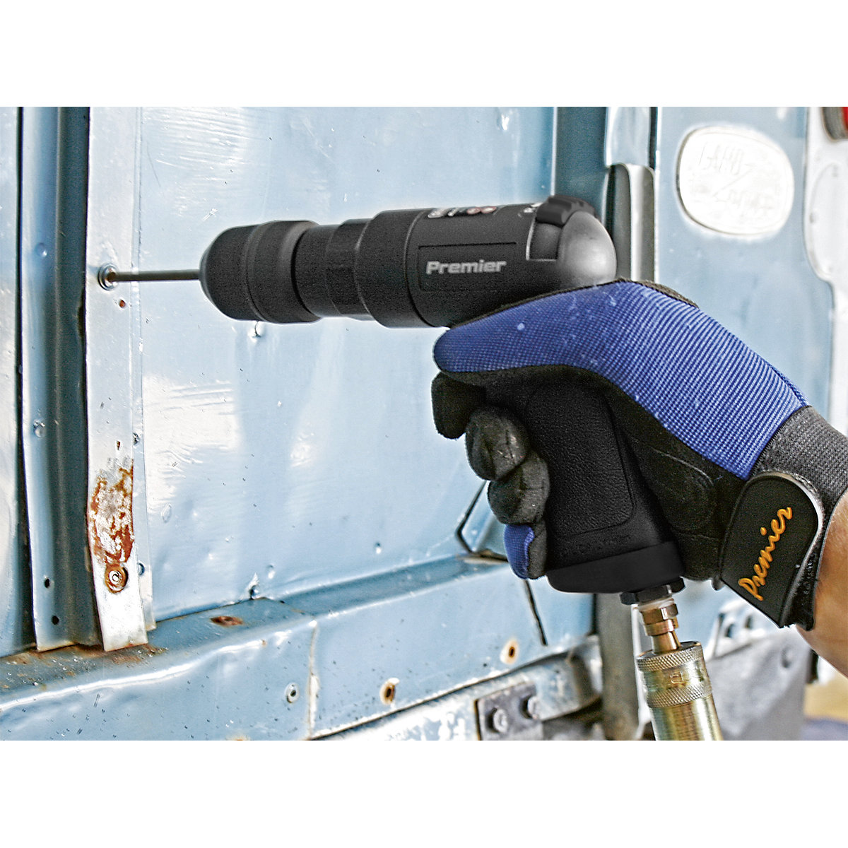Sealey 10mm Diameter Composite Reversible Air Pistol Drill with Keyless Chuck (Product illustration 4)-3
