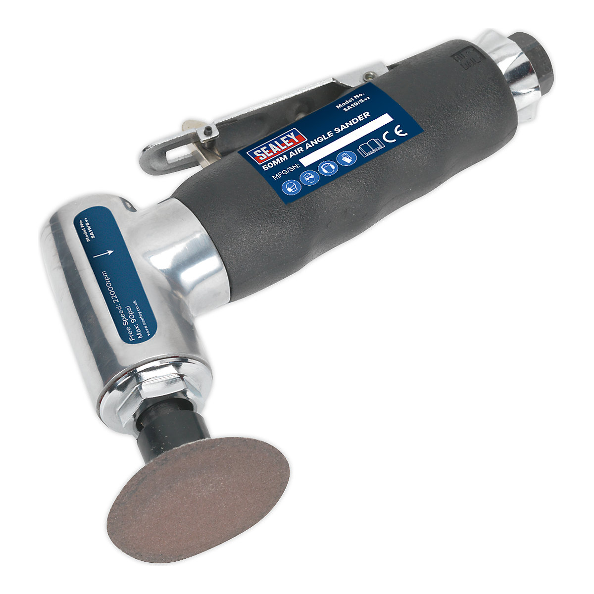 Sealey Air Angle Sander (Product illustration 2)-1