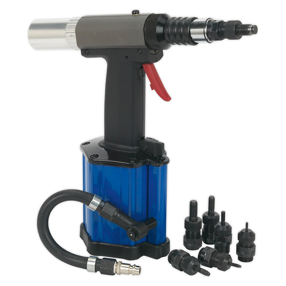 Sealey Air/Hydraulic Nut Riveter with Heavy-Duty Vacuum System (Product illustration 2)-1