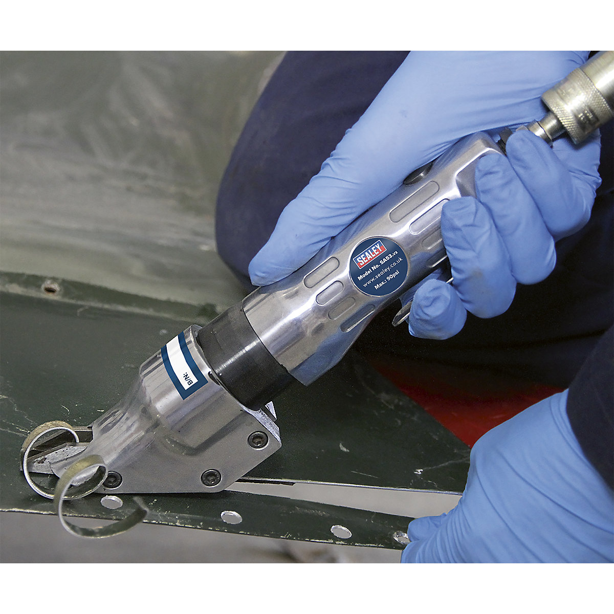 Sealey Air Power Shears (Product illustration 4)-3