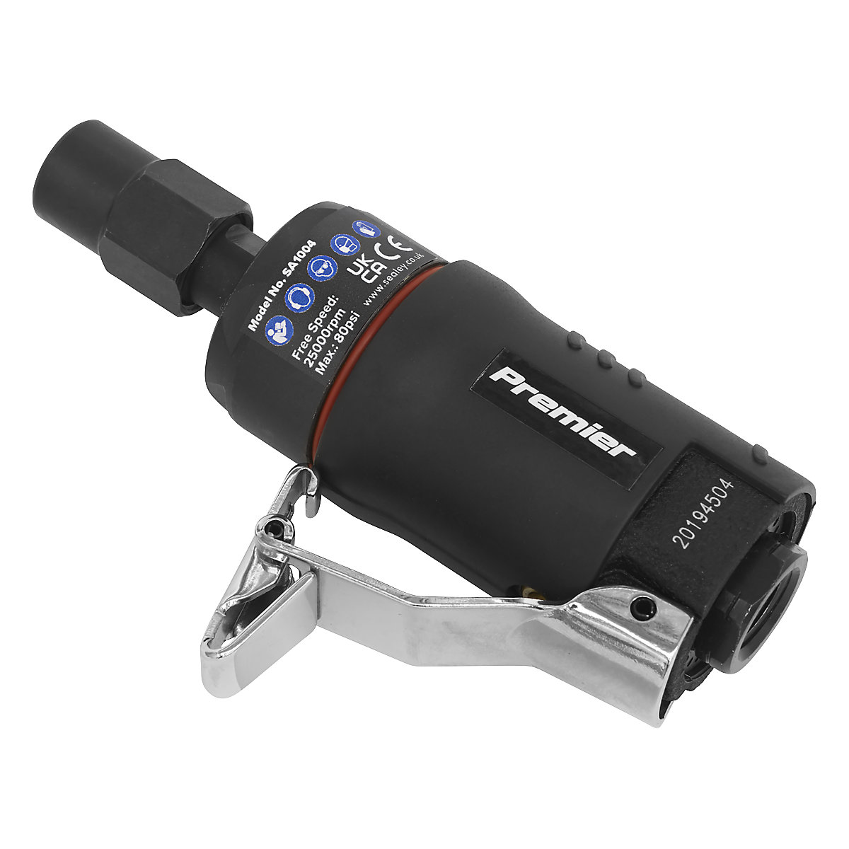 Sealey Mini Air Die Grinder (Product illustration 2)-1