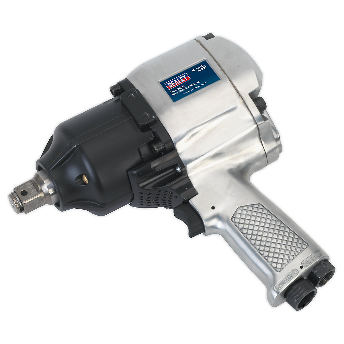 Sealey Pistol Type Air Impact Wrench (Product illustration 3)-2
