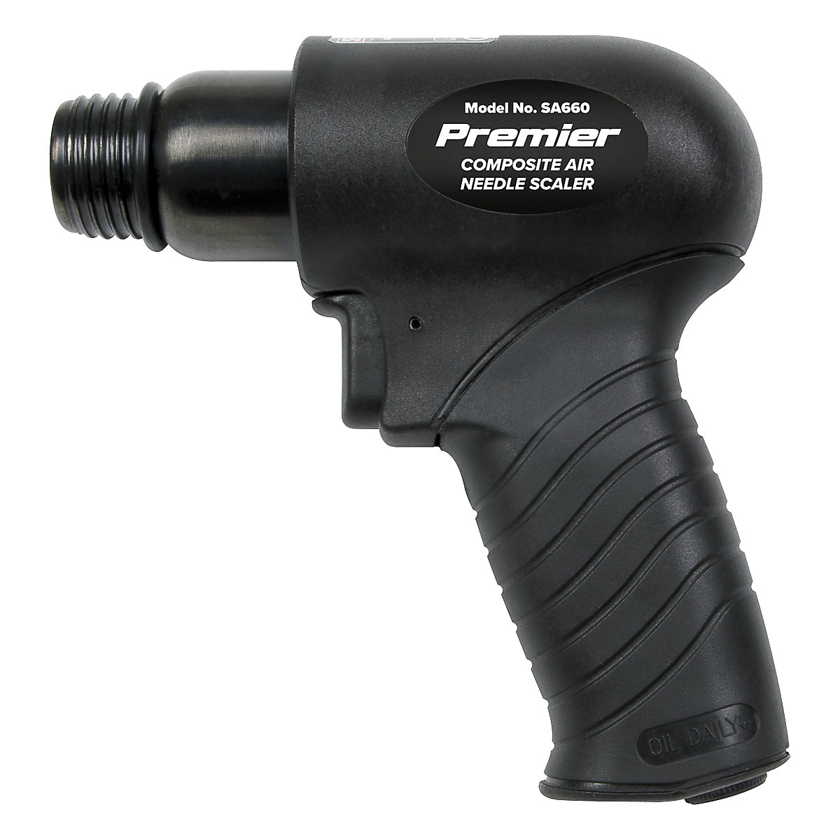 Sealey Pistol Type Composite Air Needle Scaler (Product illustration 3)-2