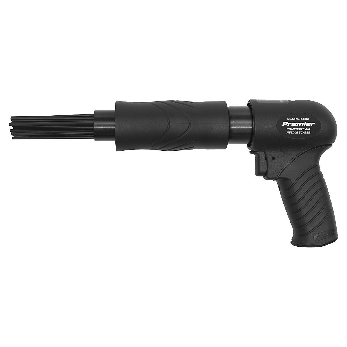 Sealey Pistol Type Composite Air Needle Scaler (Product illustration 4)-3