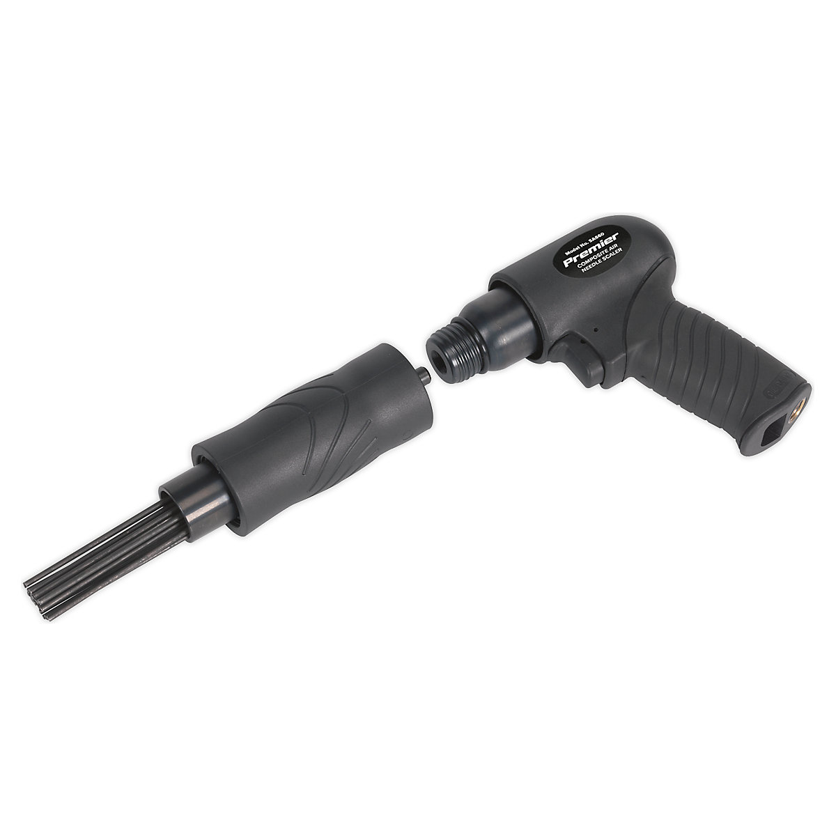 Sealey Pistol Type Composite Air Needle Scaler (Product illustration 5)-4