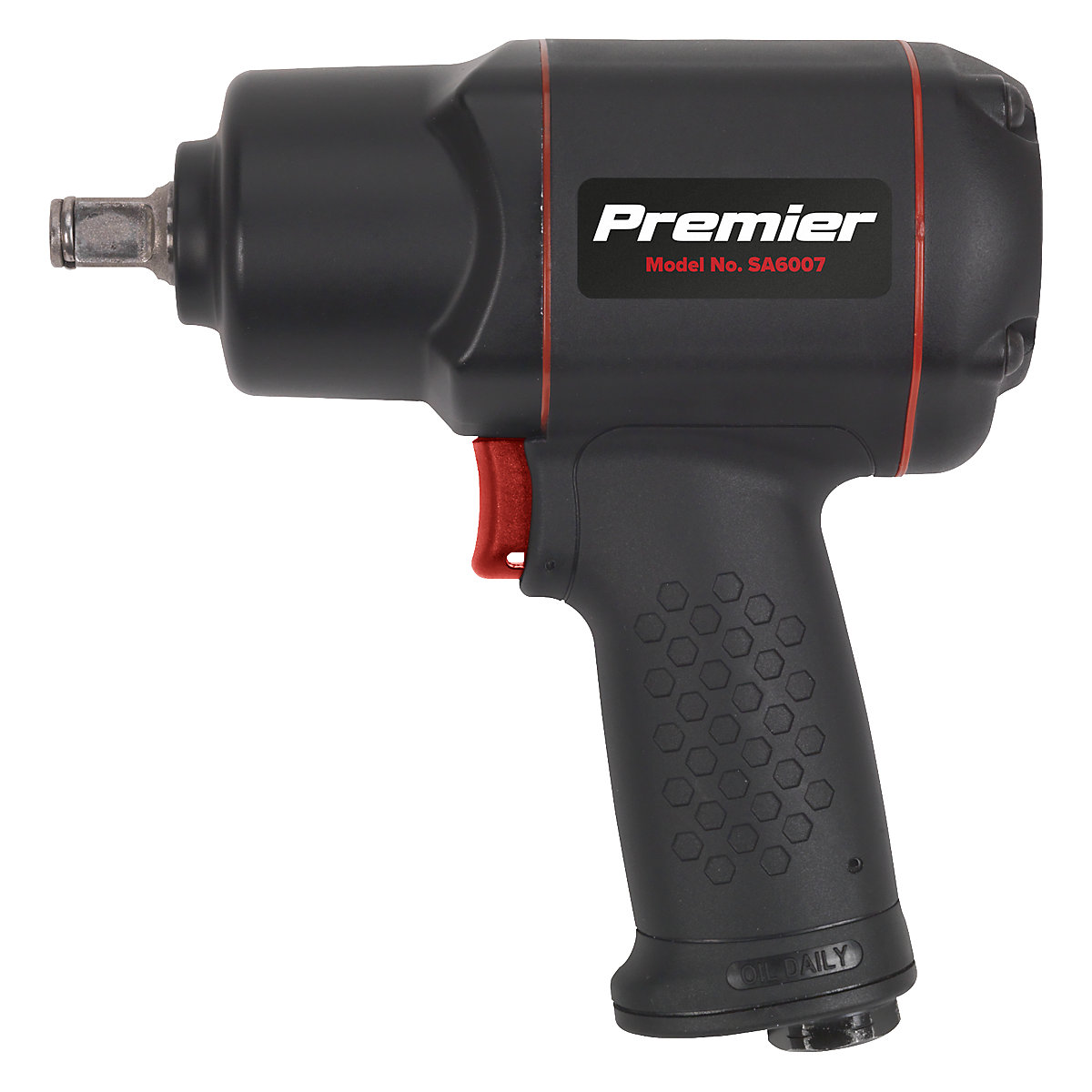 Sealey Premier Twin Hammer Composite Air Impact Wrench | 1/2"Sq Drive (Product illustration 4)-3