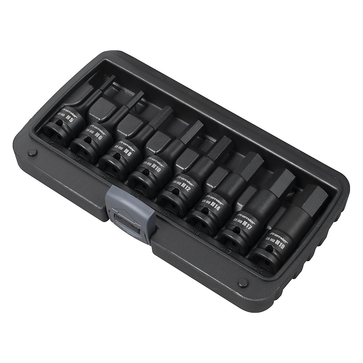 Sealey Premier Hex Impact Socket Bit Set | 1/2"Sq Drive (Product illustration 4)-3