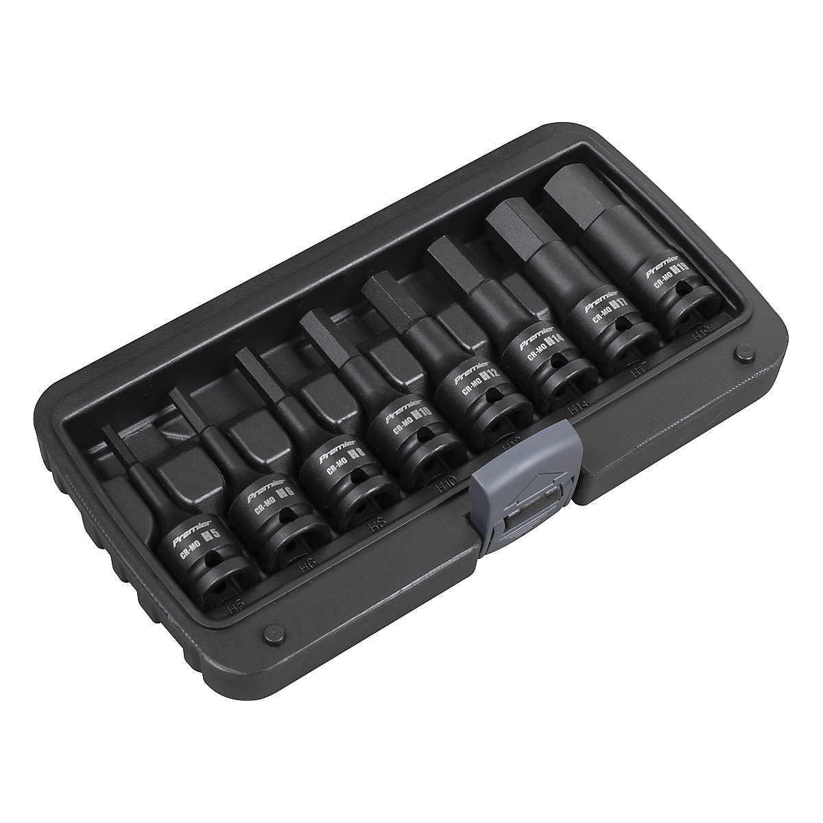 Sealey Premier Hex Impact Socket Bit Set | 1/2"Sq Drive (Product illustration 5)-4