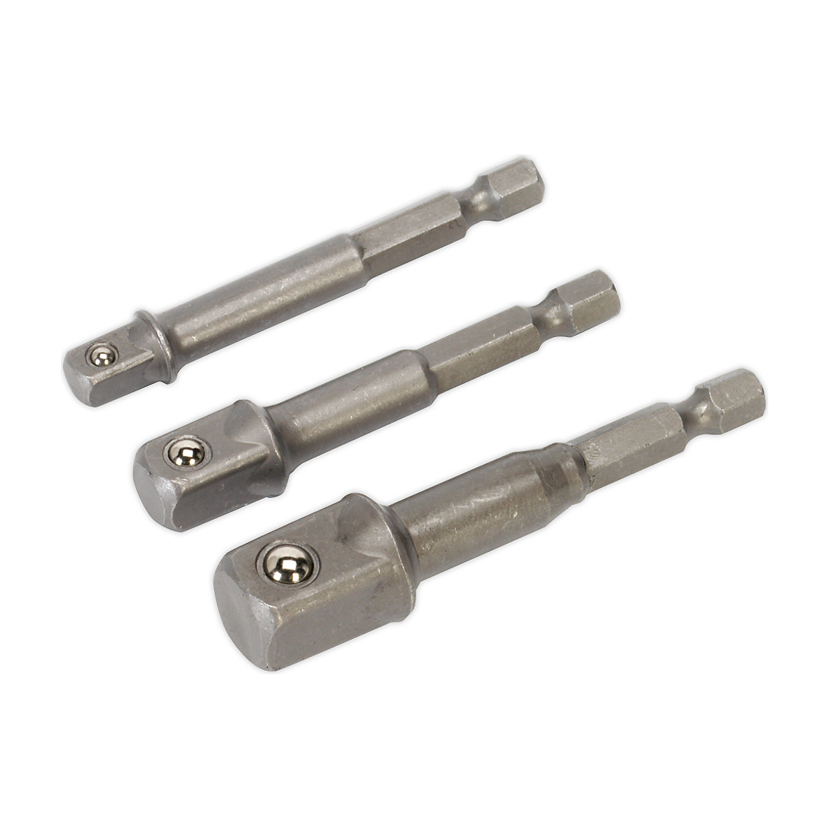 Sealey Premier Power Tool Socket Adaptor Set | 3 Piece (Product illustration 2)-1