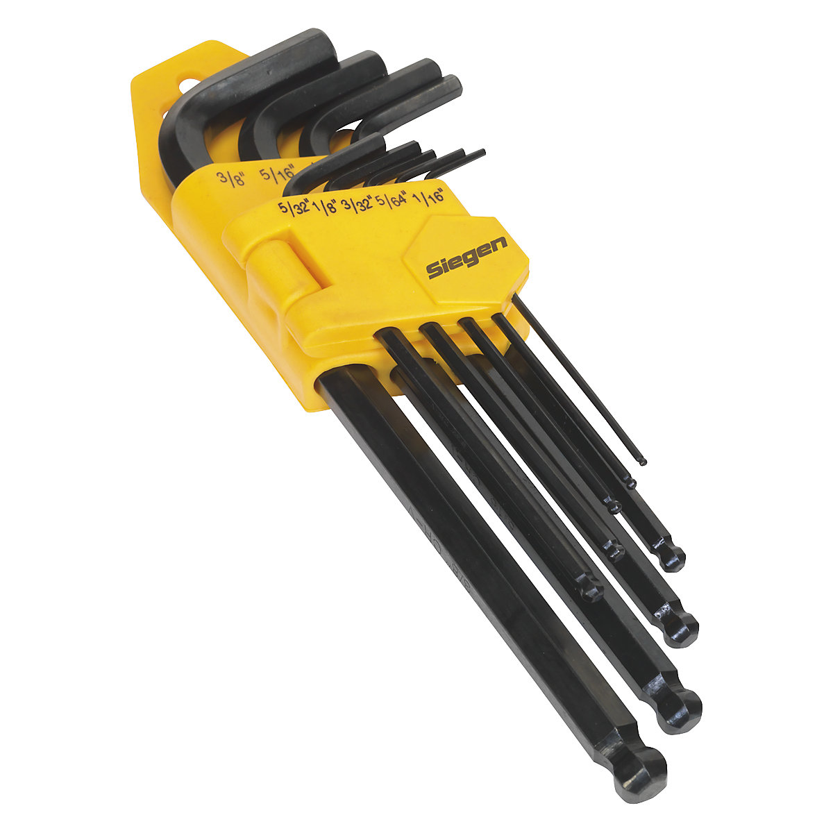 Sealey Siegen Ball-End Hex Key Set | Metric or Imperial, Sealey Siegen Ball-End Hex Key Set | Metric or Imperial, Sealey Siegen Imperial Ball-End Hex Key Set | 9 Piece-0
