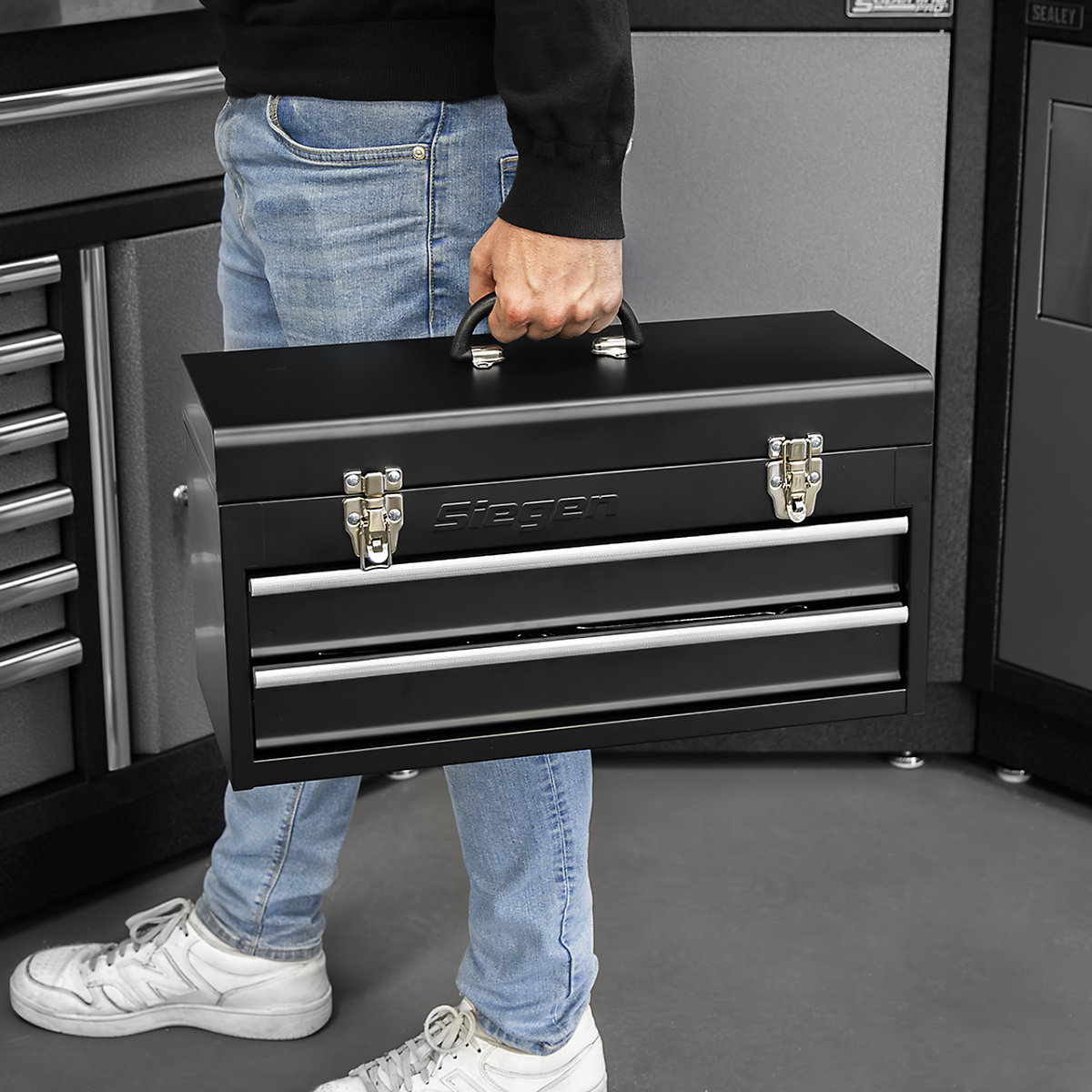 Sealey Siegen Portable 2 Drawer Tool Chest with Took Kit | 90 Piece (Product illustration 11)-10