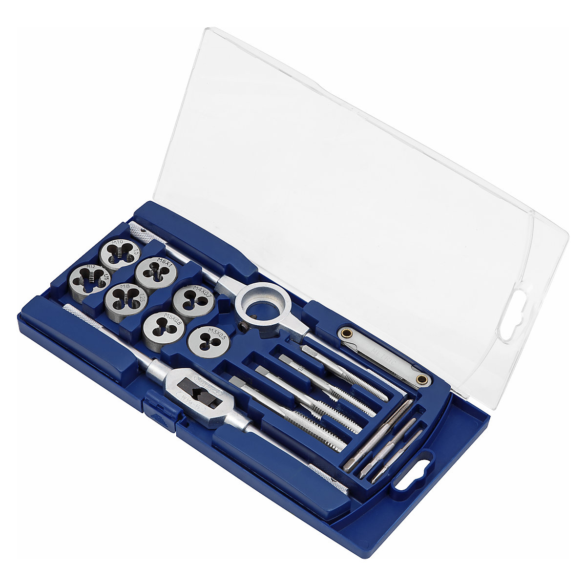 Sealey 17pc Metric Tap & Die Set (Product illustration 3)-2