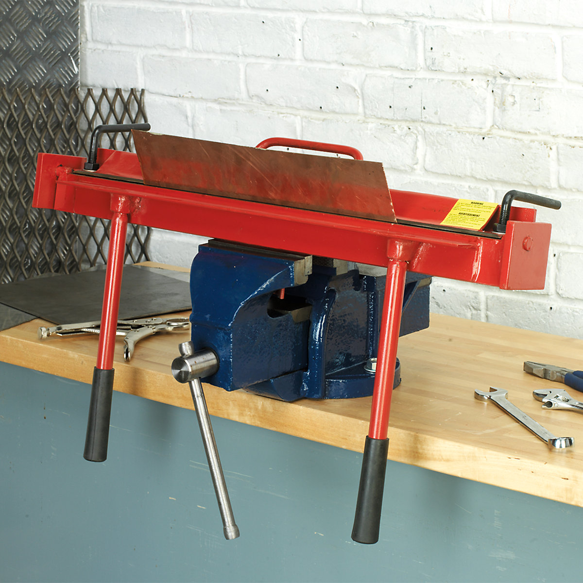 Sealey Vice Mounting Sheet Metal Folder | 600mm (Product illustration 2)-1