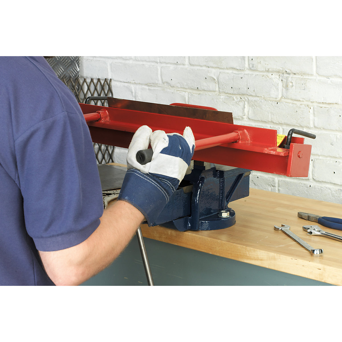 Sealey Vice Mounting Sheet Metal Folder | 600mm (Product illustration 4)-3