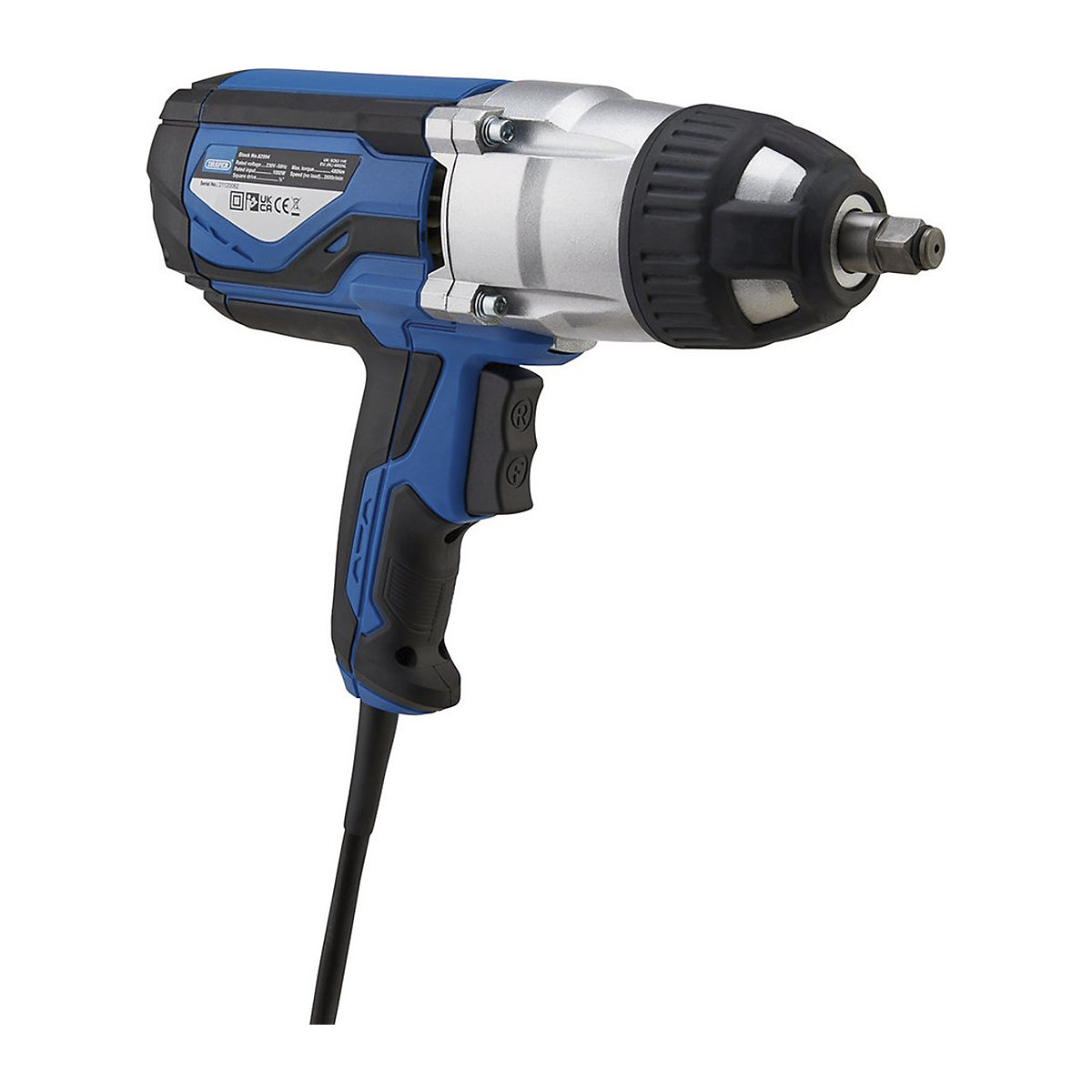 Draper 230V Impact Wrench Kit | 1/2" Sq.Dr. 480Nm (Product illustration 3)-2