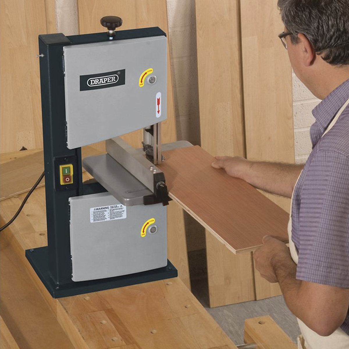 Draper Bandsaw with Steel Table | 250W (Product illustration 2)-1
