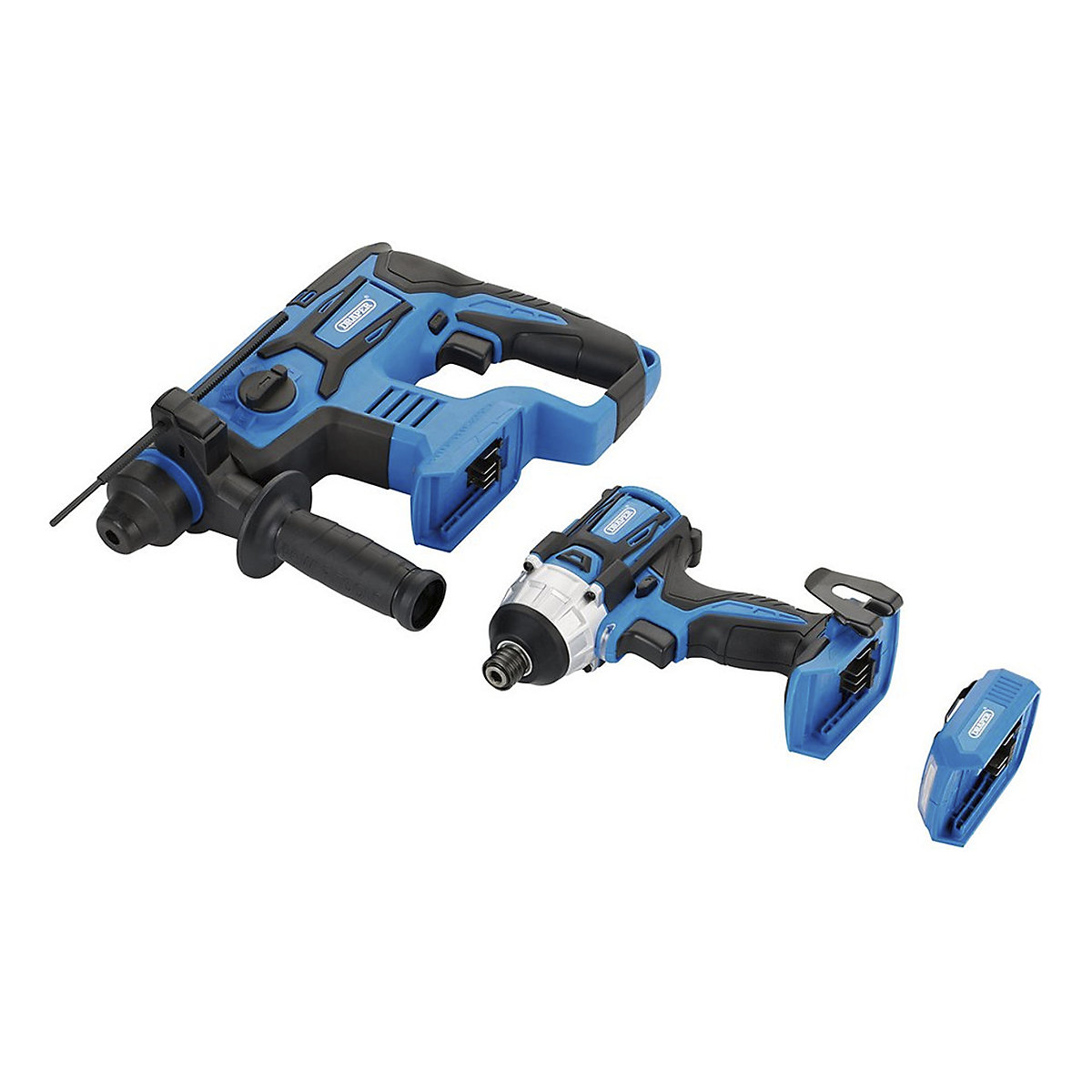 Draper D20 Series Impact Driver and SDS+ Drill Kit (Product illustration 3)-2