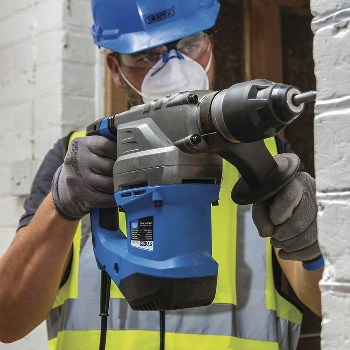 Draper Expert 230V SDS+ Rotary Hammer Drill | 1500W (Product illustration 5)-4