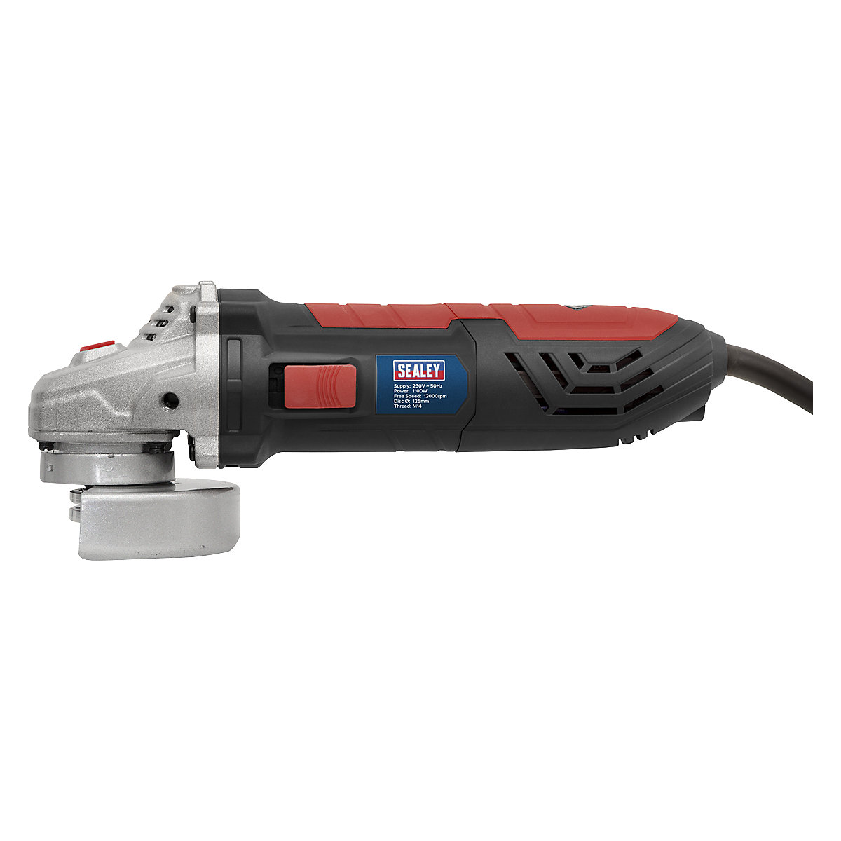 Sealey 125mm Angle Grinder | 1100W/230V (Product illustration 2)-1