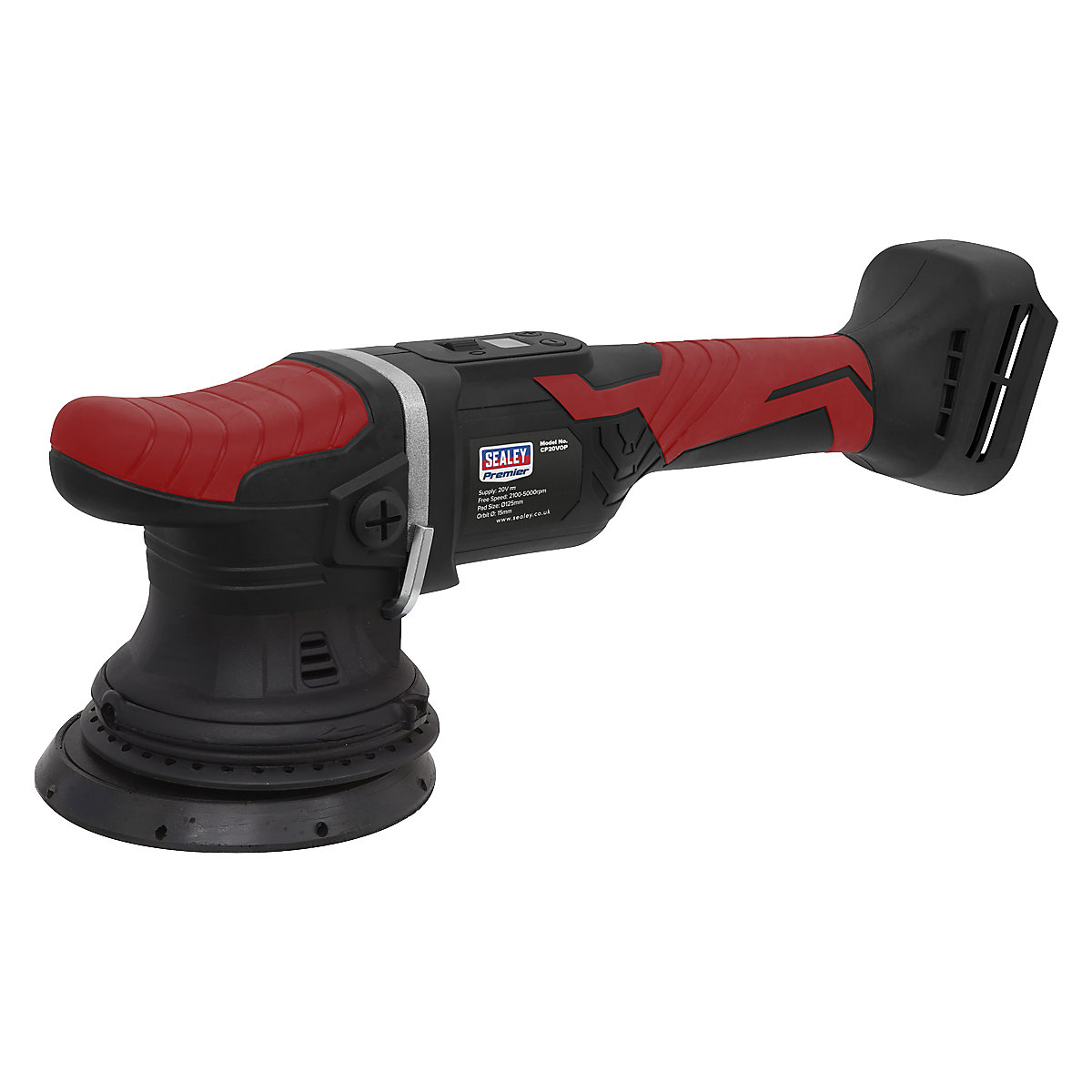 Sealey 125mm Cordless Orbital Polisher | SV20 Series, Sealey 125mm Cordless Orbital Polisher | SV20 Series, Sealey SV20 Series| Ø125mm Cordless Orbital Polisher | 20V-0