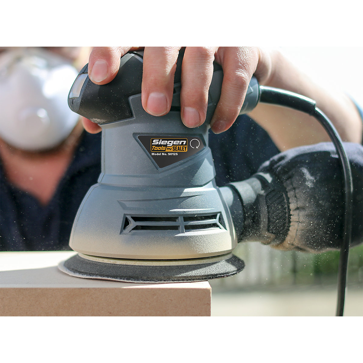 Sealey 125mm Dual Action Palm Sander | 240W/230V (Product illustration 5)-4