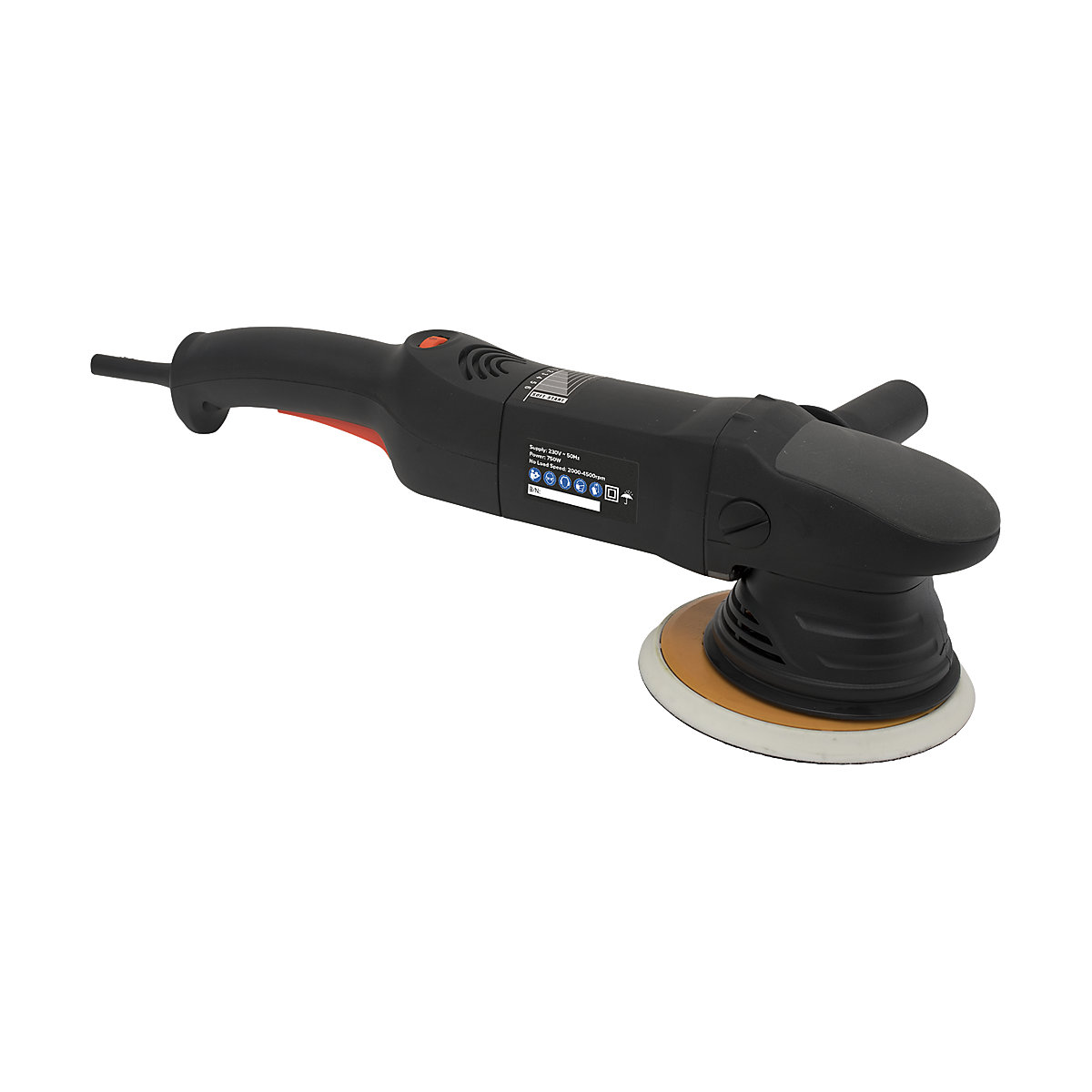 Sealey 150mm Orbital Polisher | 750W/230V (Product illustration 2)-1