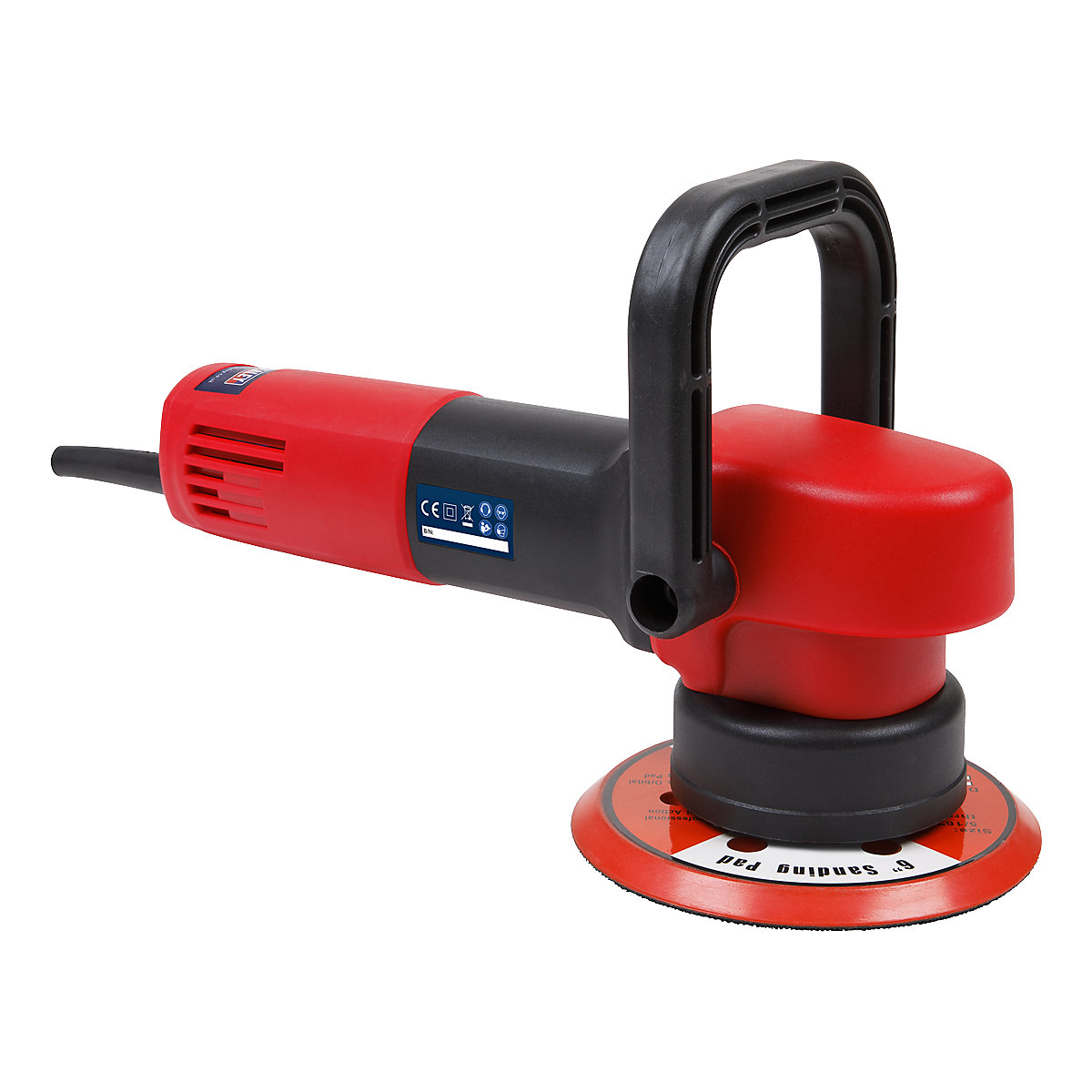 Sealey 150mm Random Orbital Dual Action Sander | 710W/230V (Product illustration 2)-1