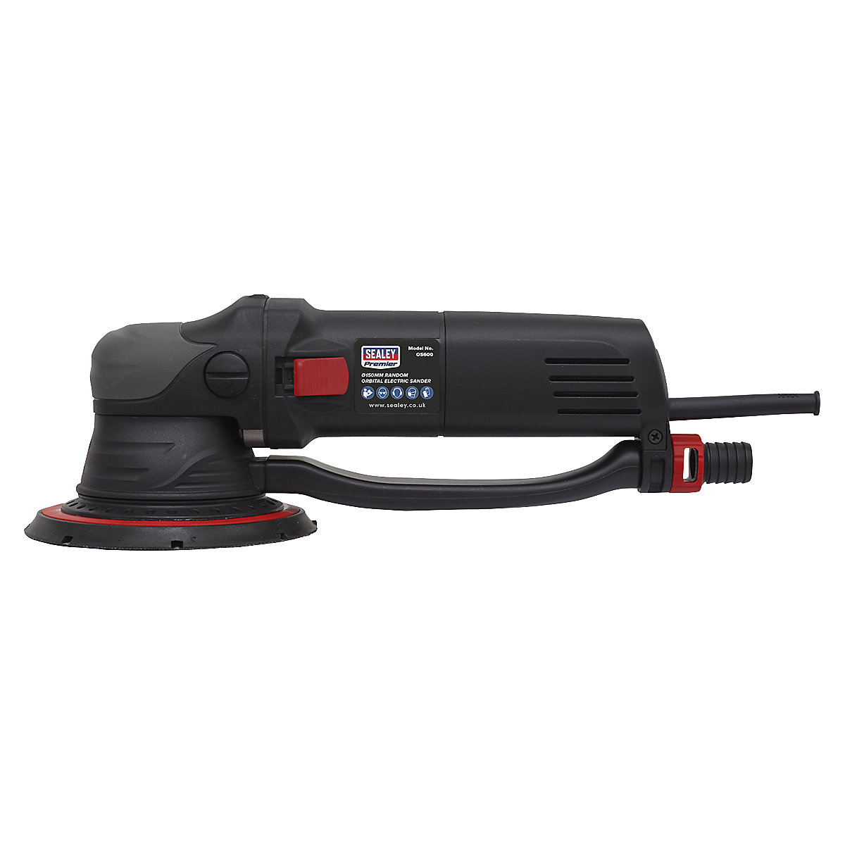 Sealey 150mm Random Orbital Electric Sander | 600W (Product illustration 3)-2