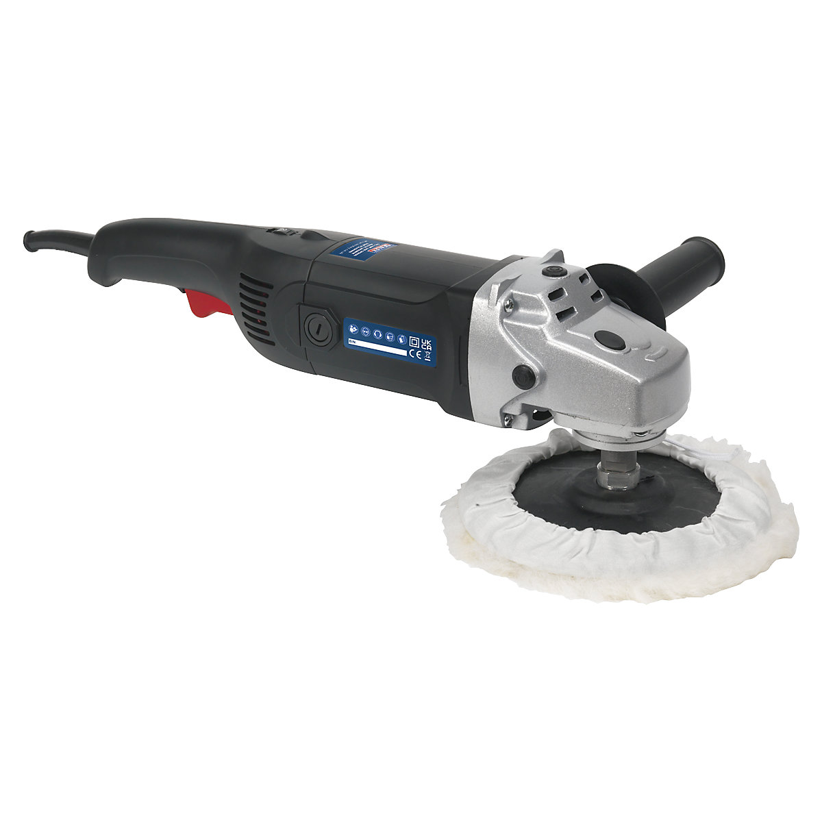 Sealey 170mm Variable Speed Sander/Polisher | 1300W/230V (Product illustration 2)-1