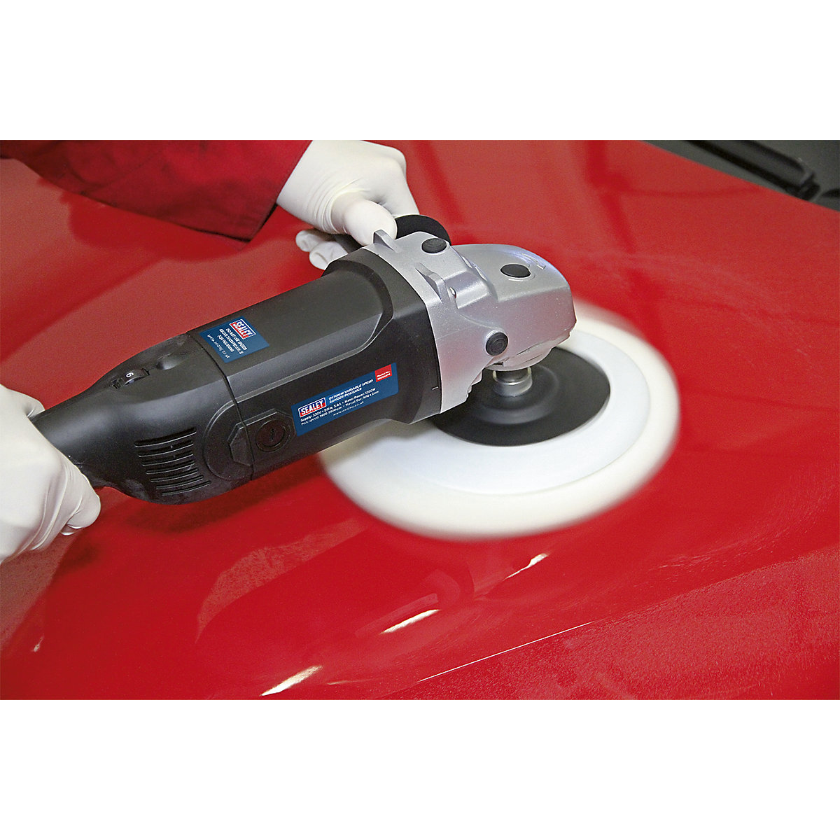 Sealey 170mm Variable Speed Sander/Polisher | 1300W/230V (Product illustration 4)-3