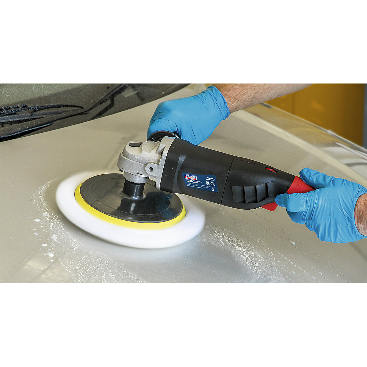 Sealey 180mm Lightweight Polisher | 1100W/230V (Product illustration 4)-3