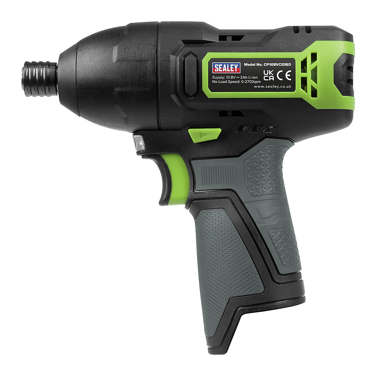 Sealey 1/4"Hex Drive Cordless Impact Driver | SV10.8 Series (Product illustration 3)-2