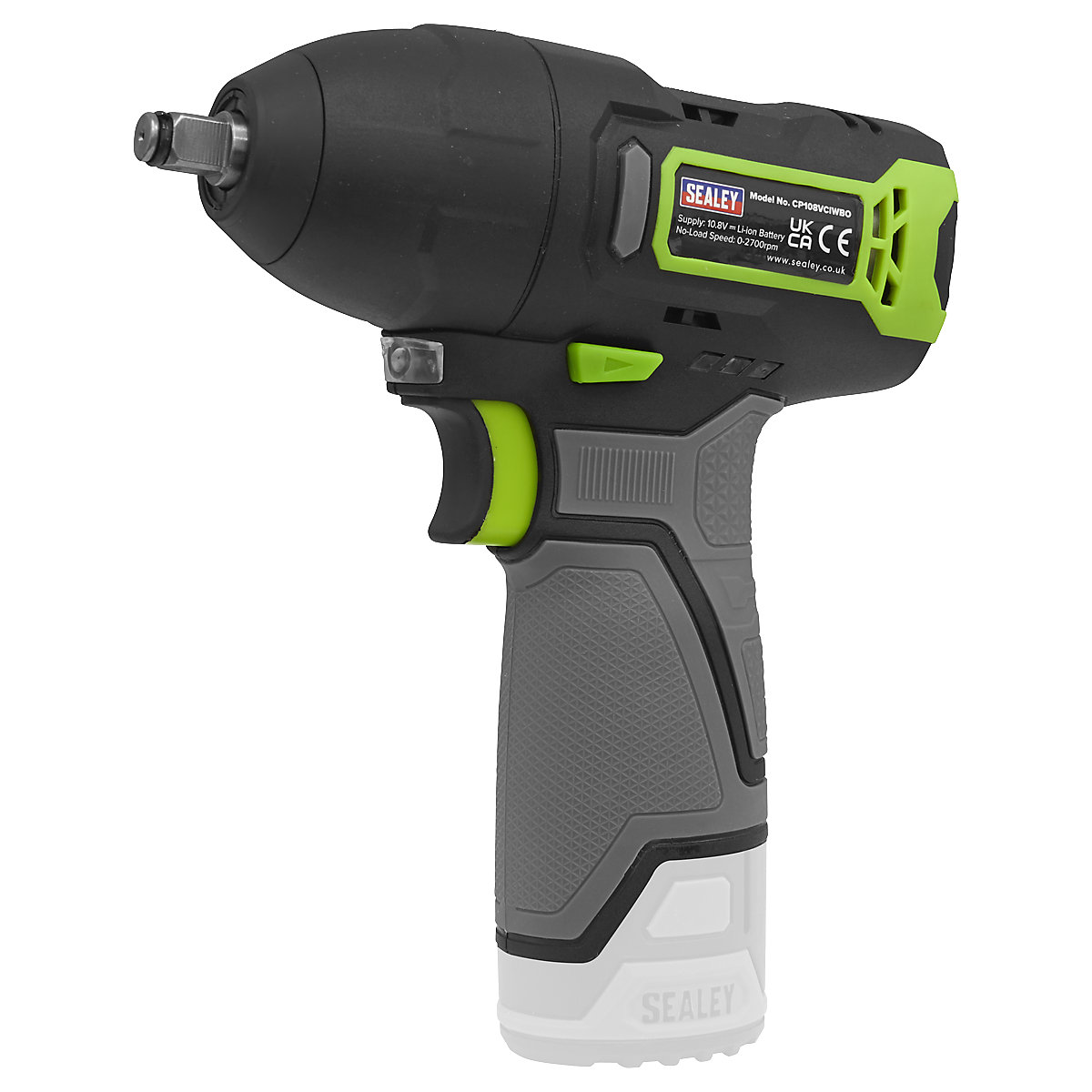 Sealey 3/8"Sq Drive Cordless Impact Wrench | SV10.8 Series (Product illustration 3)-2