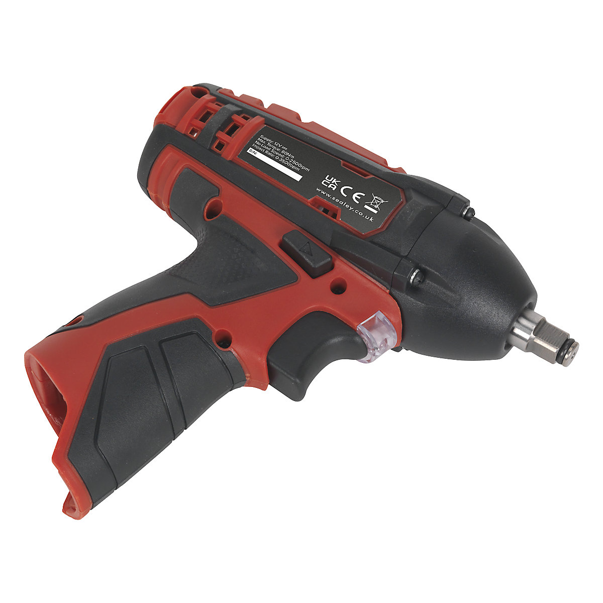 Sealey 3/8"Sq Drive Cordless Impact Wrench | SV12 Series (Product illustration 3)-2