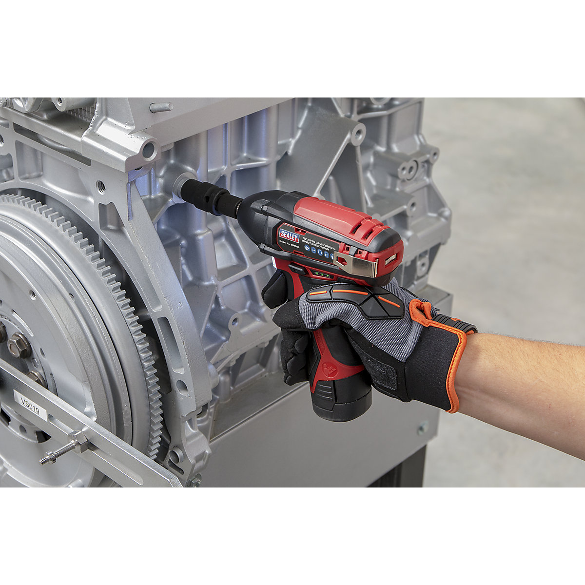 Sealey 3/8"Sq Drive Cordless Impact Wrench | SV12 Series (Product illustration 5)-4