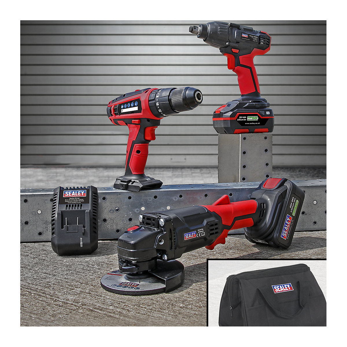 Sealey 3pc Cordless Tool Combo Kit | SV20 Series (Product illustration 3)-2