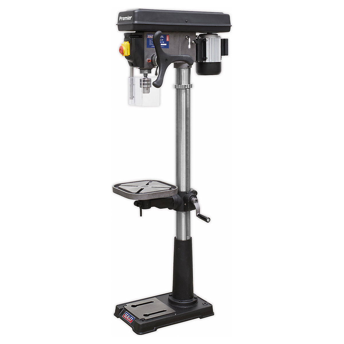 Sealey Premier Floor Pillar Drill, Sealey Premier Floor Pillar Drill, Sealey Premier Floor Pillar Drill | 1610h mm | 16-Speed | MT2 | Integral Light-1