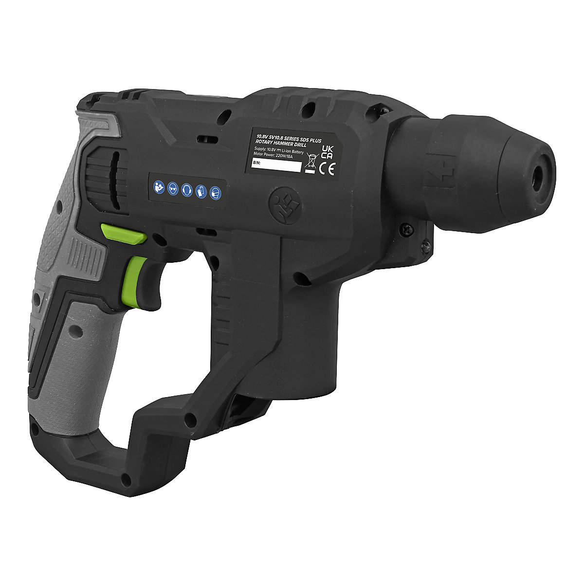 Sealey SDS Plus Rotary Hammer Drill | SV10.8 Series (Product illustration 2)-1